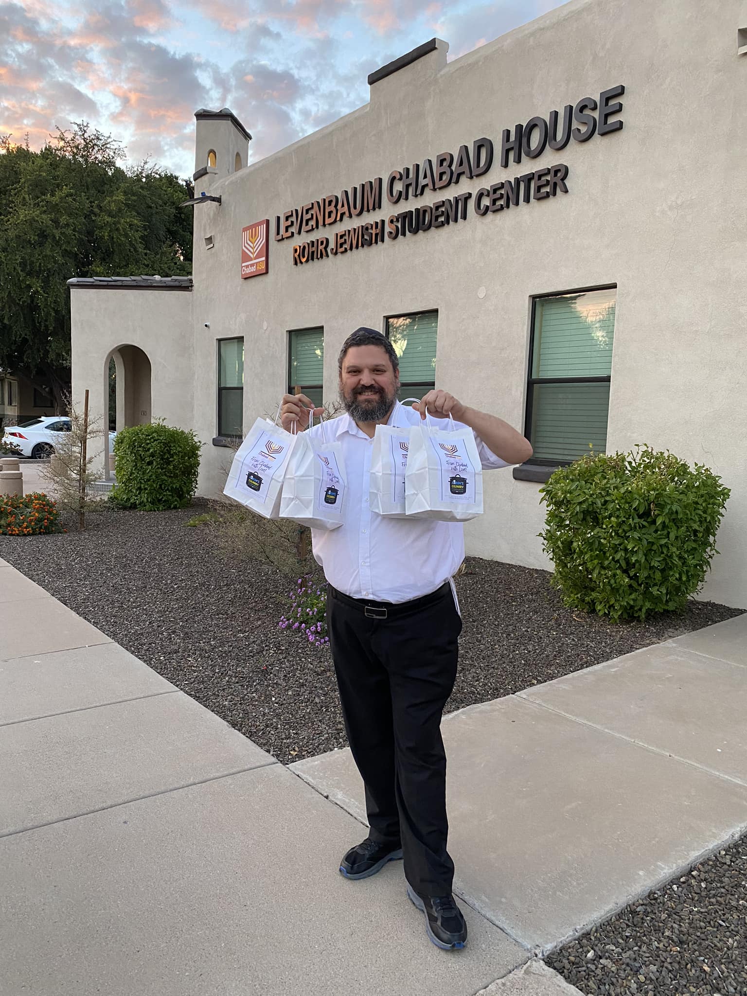 Rabbi Shmuel and Chana Tiechtel, Chabad at Arizona State University, Tempe, Arizona  The AS Jews of ASU